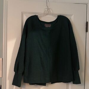 Anthropologie Green Knit Top
